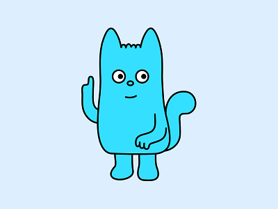 Blue animal black character design dog dribbble graphic illustration mascot