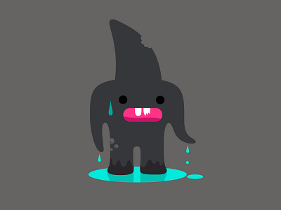 fish flavor animal character design dribbble fish graphic illustration mascot monster sea shark stink