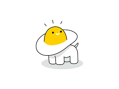 Good egg characer character concept dog drawing egg food happy illustration illustrator pets