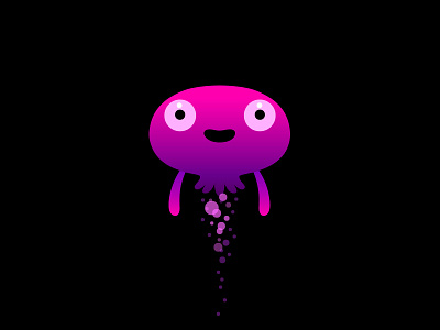 Flangiform animal aquatic bubbles character design design eyes icon illustration mascotdesign organism sealife