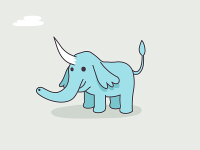 Africa africa character design dribbble elephant idokungfoo illustration mascot safari vector wild animal