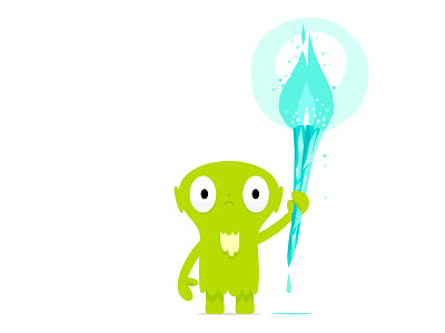 Ice Torch branding cartoon character colour design dribbble fantasy illustration mascot vector