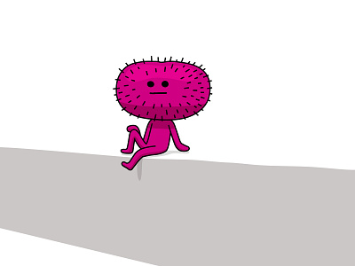 Days Off animal cartoon character colour design dribbble fantasy illustration mascot monster relaxation staring vector