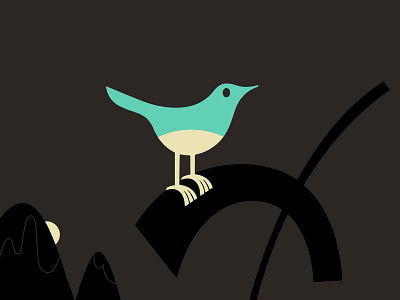 Twitterer animal bird bird icon branding cartoon colour design dribbble icon idokungfoo illustration logo mascot simon oxley socialmedia staring twitter vector