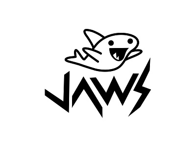 Jaws animal branding cartoon character design dribbble fantasy illustration logo marine mascot sea shark staring typography vector
