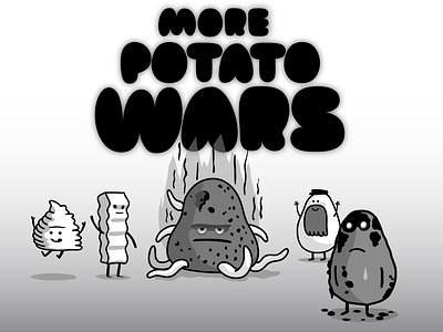 More Wars branding cartoon character comic design dribbble fantasy food illustration mascot potato simonox story vector vegetable