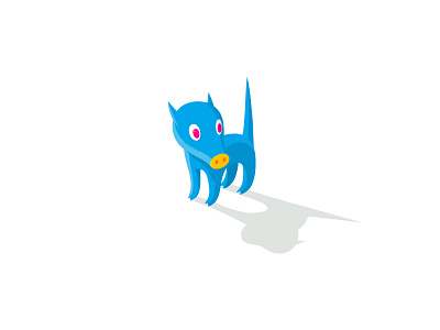 Startled animal cartoon character colour design dribbble fantasy illustration mascot staring vector