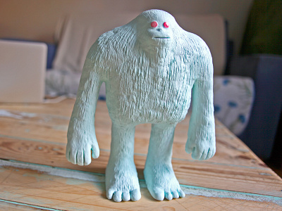 Another Attempt 3d animal ape character design dribbble fur mascot sculpture yeti