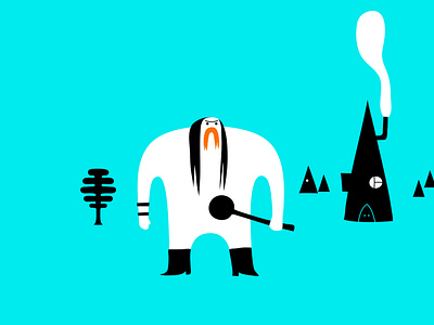 Olaf branding cartoon character design dribbble fantasy house illustration mascot tree viking warrior