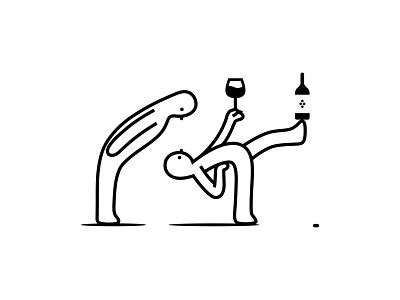 office party alcohol branding cartoon character design dribbble drink grape illustration mascot simonox vector wine wine bottle wine glass
