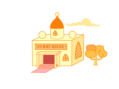 Curry Night bombay cartoon character curry hungry idokungfoo indian oxley restaurant simonox tree