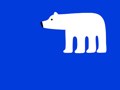 long journey arctic branding cartoon character colour design dribbble environmental design idokungfoo illustration mascot polar bear wilderness wildlife