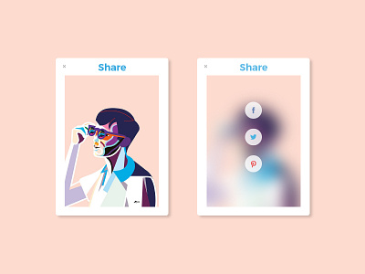 Daily UI 010 - Social Share