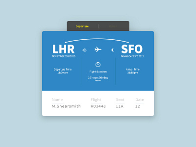 Boarding pass airline app boarding clean concept pass simple ticket ui ux web