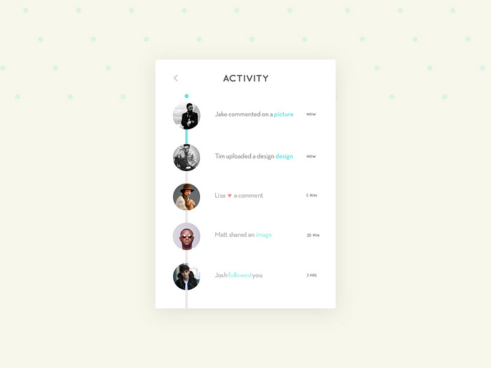 Browse thousands of Activity History UI images for design inspiration ...