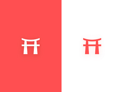 Day 6 - Dynasty asian challenge daily dynasty gate icon japanese logo red temple