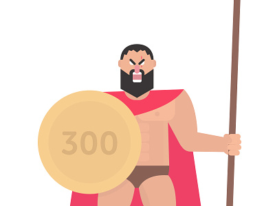 300 300 beard cape character film followers king movie shield shout spear warrior