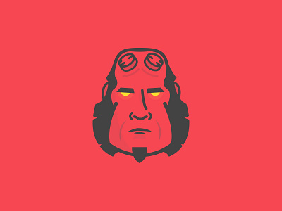 Day 46 - Hero challenge character comic book daily devil hell hellboy hero icon illustration movie portrait