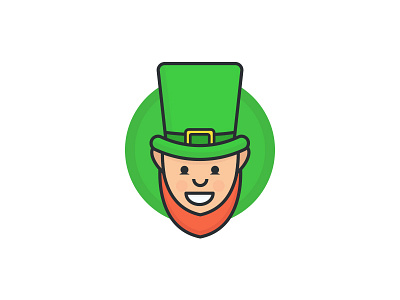 Day 83 - Green challenge character daily gold green irish leprechaun line patricks saint