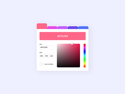 Colour Picker 60 color colour daily daily ui gradient interface modal picker ui ux web