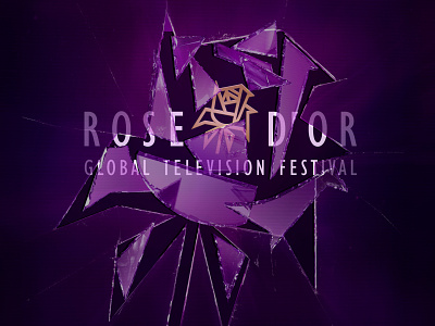 Rose d'Or Awards branding illustration logo