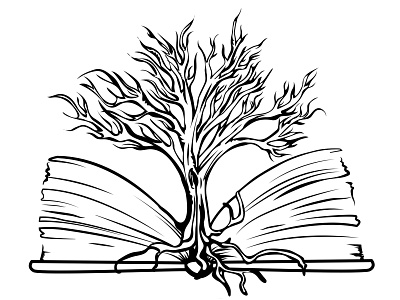 The tree of life artwork blackandwhite blackwhite design illustration illustrator vector