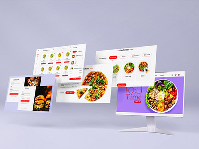 Food Delivery Web Landing Page Design