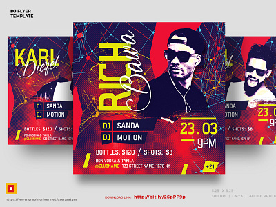 DJ Flyer / Artist Flyer advertisement artist flyer birthday concert dj flyer dj mix dj tour flyer graphic design graphicriver invitation layout music nightclub party flyer photoshop poster rapper techno urban