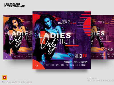 Ladies Night Flyer advertisement club clubbing creative envatomarket event flyer girls night out flyer graphicdesign graphicriver modern design nightclub party flyer photoshop poster print design promotional design redesign concept sexy girl template design