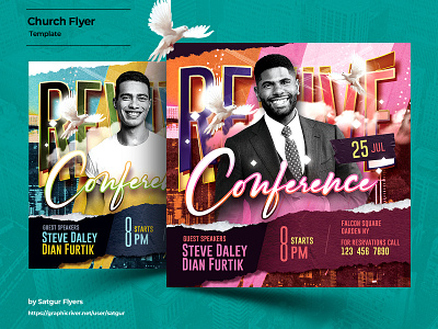 Church Flyer Template PSD