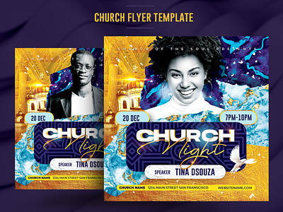 Church Flyer Template PSD