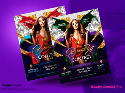 Beauty Contest Flyer Template advertisement beauty contest branding competition download free flyer graphic design invitation layout miss world nightclub pageant photoshop poster print promotion psd flyer template