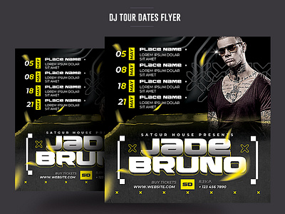 DJ Tour Dates Flyer