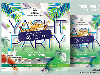 Yacht Party Flyer Template advertisement boat party download psd flyer free psd graphic design nightclub party flyer photoshop poster print flyer template yacht party flyer