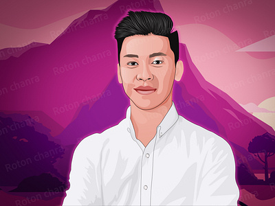 Cartoon Portrait for a cool customer