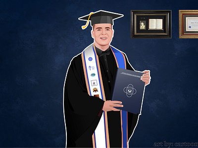 Cartoon Portrait for Graduation student!!