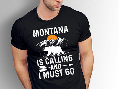 montana is calling and i must go beer calling i must go montana typography