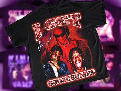 vintage 90s bootleg rap t shirt design