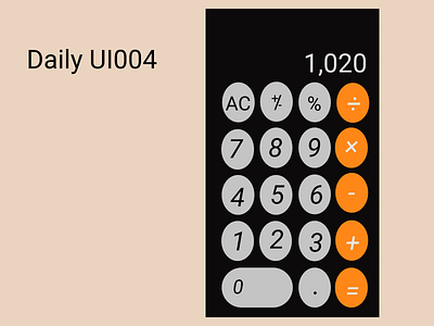 DailyUI004 app design ui ux