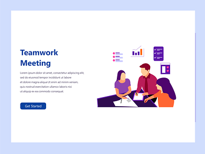 landing page animation branding design flat illustration illustrator minimal vector web website