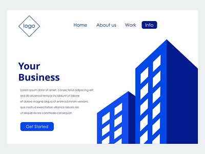 landing page animation branding design flat illustration illustrator minimal vector web website