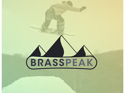 Daily Challenge Day 08 Brass Peak Logo Design