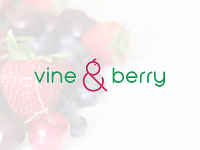 Daily Challenge Day 17 Vine & Berry Logo Design