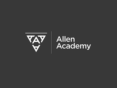 Daily Challenge Day 38 Allen Academy Logo Design branding corporate identity dailylogochallenge design logo logo design logodlc