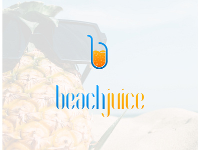 Daily Challenge Day 47 Beach Juice Logo Design branding corporate identity dailylogo dailylogochallenge design logo logo design logodlc