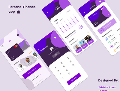 Finance App Design app bank app banking banking app figma finance app first post firstshot illustration ui