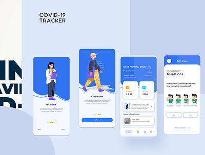 Covid-19 Tracker android app android app design concept concept design corona virus coronavirus covid 19 covid19 design flat flatdesign map mobile stay safe stayhome ui uidesign