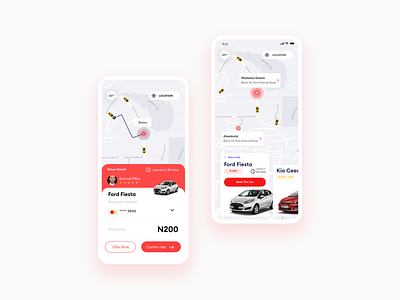 Ride Sharing UI