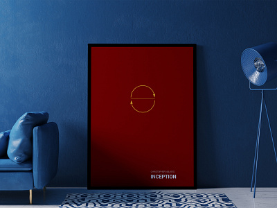 Minimal Movie Poster - Inception design graphic design illustration mockup movie movie poster