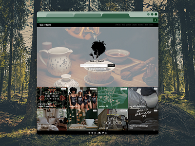 Tea With Tami 2.0 blog blog layout home page landing page layout playlist podcast rss web design webflow website